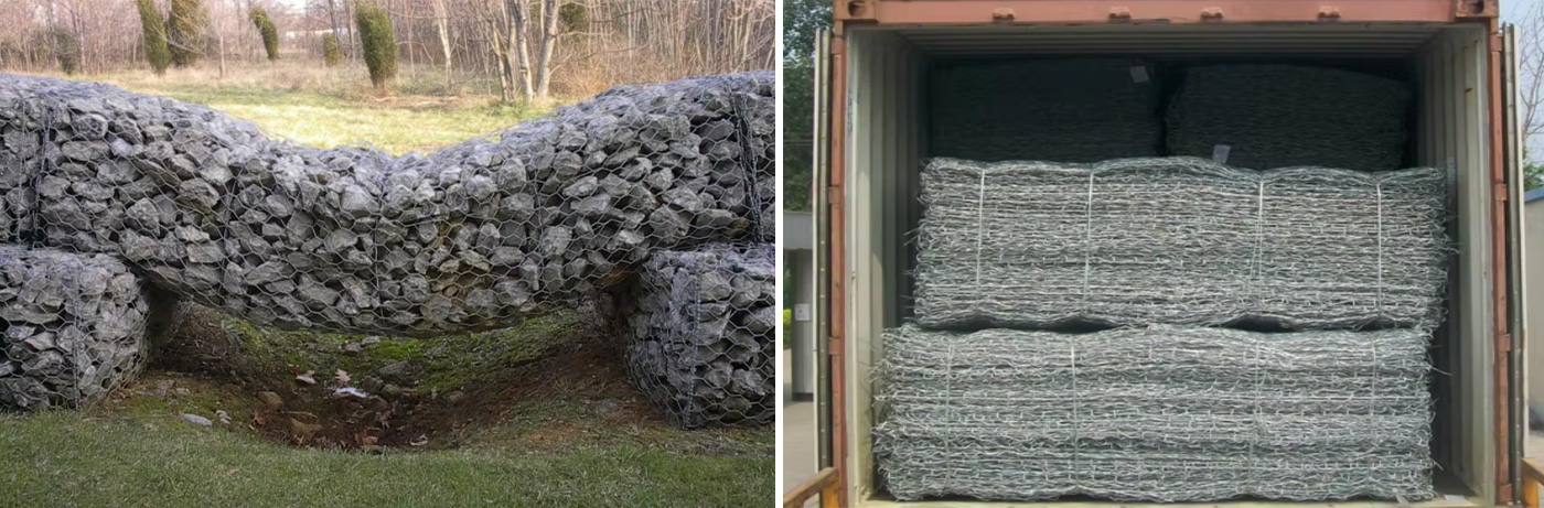 Cesta Gabion Woven